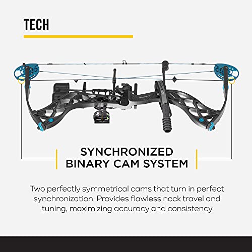 Diamond Archery Carbon Knockout Compound Bow 60 lbs Left Hand Carbon Fiber