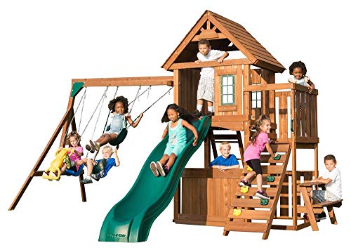 Swing-N-Slide Tioga Fort Swing Set Wood