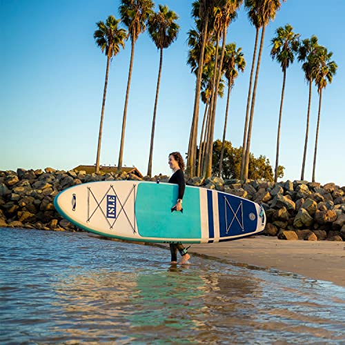 ISLE Explorer Inflatable Stand Up Paddle Board Palm/Seafoam