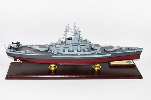 Squadron Nostalgia LLC USS Massachusetts BB-59 Battleship Mahogany Model 24-Inch