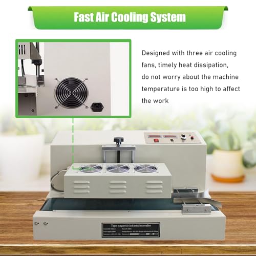 Yokoma Continuous Induction Sealer Desktop Bottle Cap Sealing Machine 220V