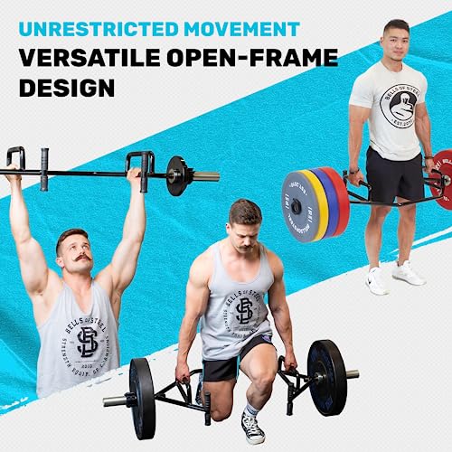 Bells of Steel Trap Bar Premium Hex Bar Deadlift Black