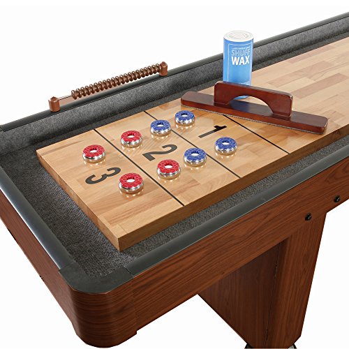 Hathaway Challenger Shuffleboard Table Dark Cherry Finish