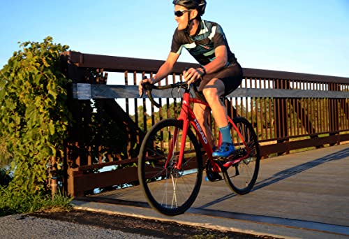 HEAD Pava 22 Speed Aluminum Road Bicycle with Carbon Fork Red