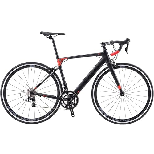 SAVADECK Aluminium Road Bike R8 700C Black Red