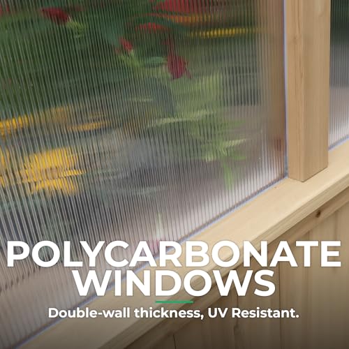 Yardistry 6.7' x 7.8' Meridian Greenhouse Beige
