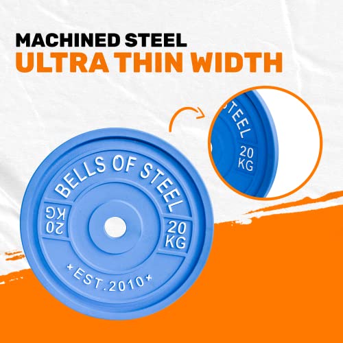 Bells of Steel Calibrated Powerlifting Weight Plates 159kg Set