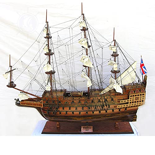 Old Modern Handicrafts Sovereign of The Seas Ship Model Natural Wood