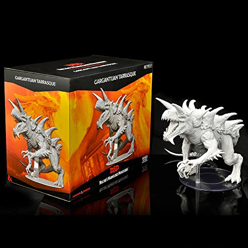 Dungeons & Dragons Nolzur's Marvelous Miniatures Gargantuan Tarrasque Unpainted Figure Gray