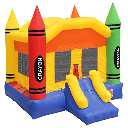 Inflatable HQ Crayon Castle Commercial Bounce House 100% PVC