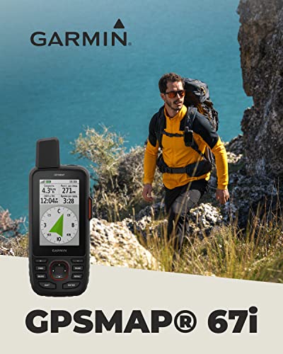 Wearable4U Garmin GPSMAP 67i Rugged GPS Hiking Handheld +E-Bank with Car & Wall Chargers