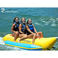 Island Hopper 3 Passenger Recreational Banana Boat Towable Tube Yellow