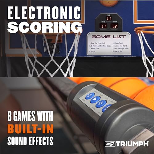 Triumph Sports Run n Gun Arcade Basketball Game Fully Assembled