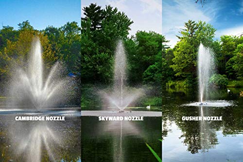 Scott Aerator Triad Fountain - 1 HP 230V Single Phase Aerating Pond Fountain