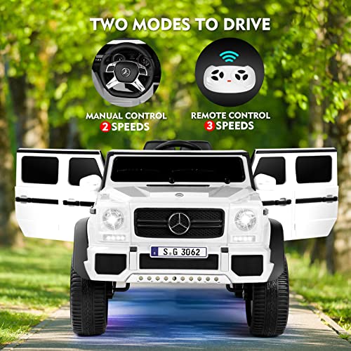 Fitnessclub Kids Ride On Mercedes-Benz Maybach G650S Electric Car White