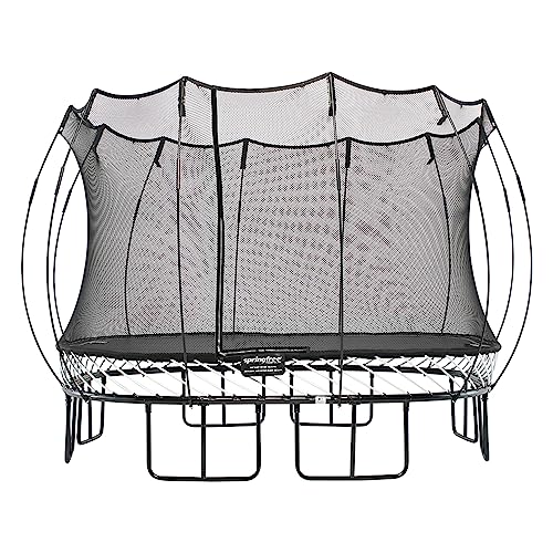 Springfree Large Square Trampoline 11ft x 11ft with FlexrHoop Bundle