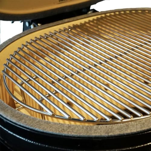 Primo Grills Oval Large 300 Ceramic Kamado Grill Black
