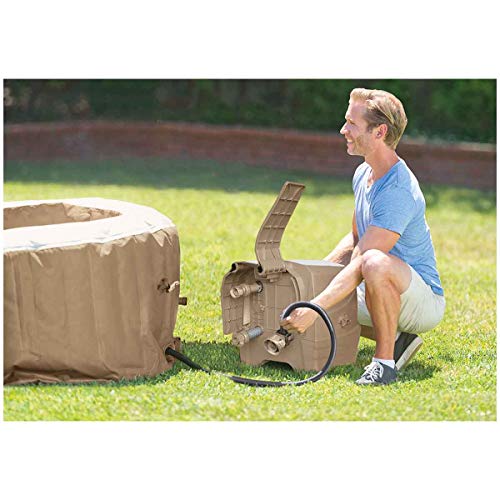 Intex PureSpa Bubble Massage Inflatable Spa Set Tan