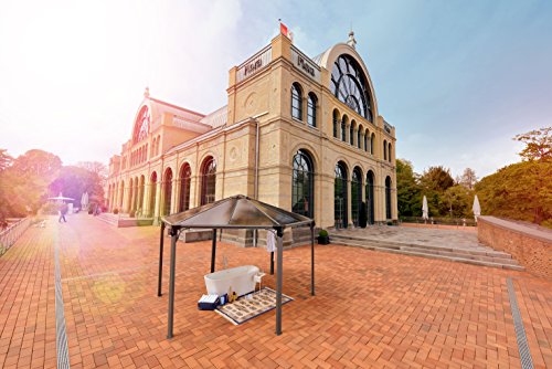 Palram Canopia Monaco 15x13 Hexagon Gazebo Gray
