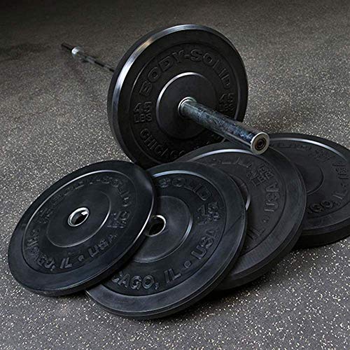 Body-Solid Chicago Extreme Bumper Plate Black