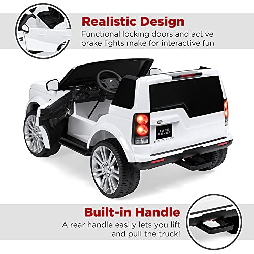 Best Choice Products 12V Land Rover Ride-On Car Toy with Remote & MP3 - White