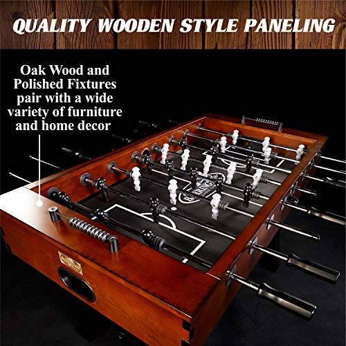 Barrington Billiards 56" Allendale Collection Foosball Table Dark Wood Brown/Black