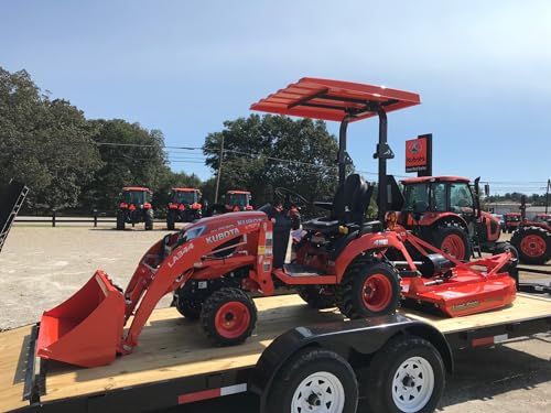 Sundowner Canopies Universal Tractor and Lawn Mower Canopy Top 48 Inch Orange