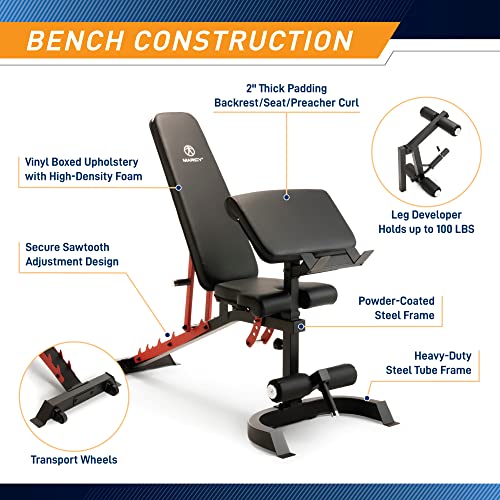 MARCY Pro Deluxe Smith Cage Home Gym System for Weight Training SM-7553 Multi