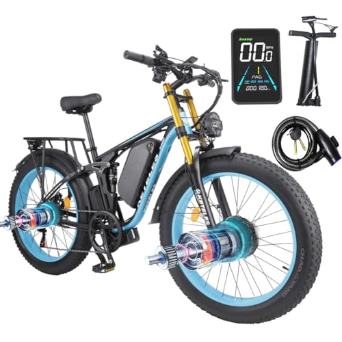 GJWLOMG KETELES K800 Pro Electric Bike 2000W 48V 23AH Blue