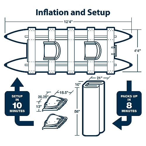 Sea Eagle 375fc FoldCat Inflatable Fishing Boat Deluxe Package Green