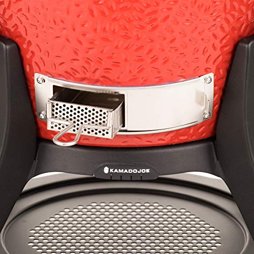 Kamado Joe Classic Joe III 18-Inch Charcoal Grill & Smoker Blaze Red