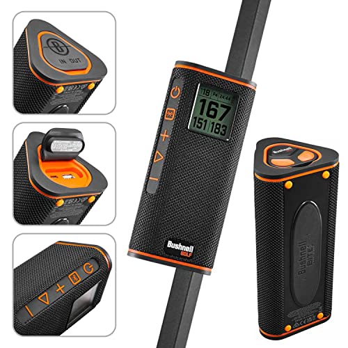 Wearable4U Bushnell Wingman View Golf GPS Bluetooth Speaker Bundle White Earbuds Wall/Car Chargers