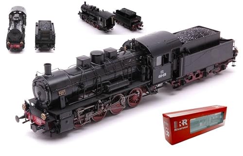 Rivarossi FS Steam Locomotive GR 460 1:87 Oxide Red/Black Period II HR2811