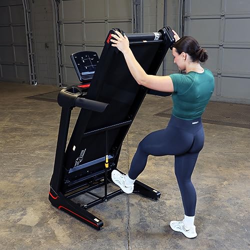 Body-Solid Foldable Incline Treadmill Black