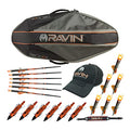RAVIN Crossbows Soft Case Bundle with Arrows, Broadheads, Lighted Nocks, and Hat