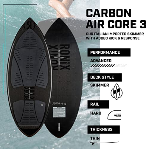 Ronix Carbon Air Core 3 Wakesurf Board Skimmer 4'9" Black