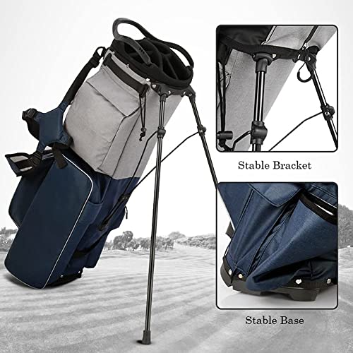 OEIPSMK Lightweight Sunday Golf Bag with Strap and Stand B
