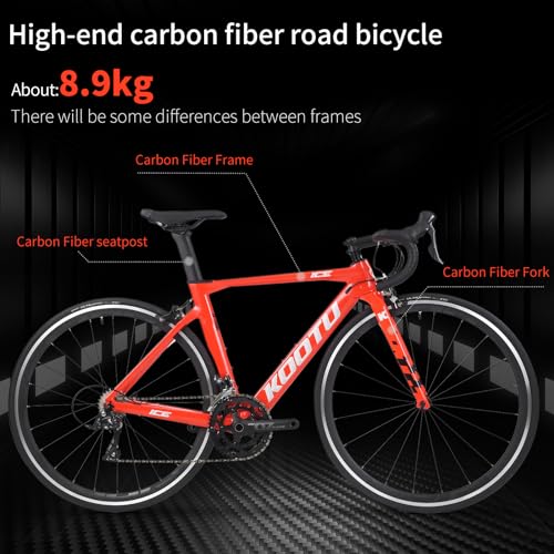 KOOTU Carbon Road Bike Red