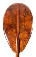 Tikimaster Premium Watermarks Curls Koa Paddle 60" Steersman Made in Hawaii