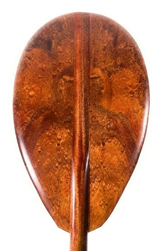 Tikimaster Premium Watermarks Curls Koa Paddle 60" Steersman Made in Hawaii