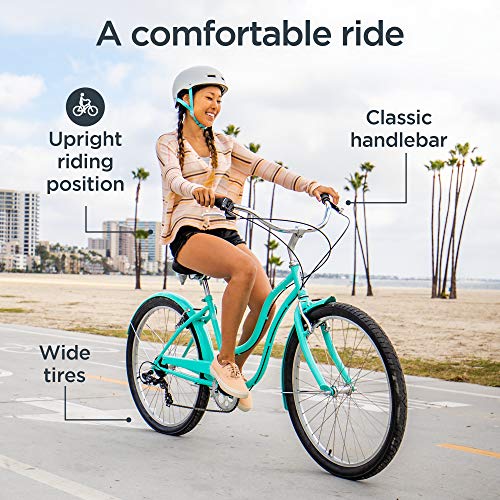 Schwinn Mikko Adult Beach Cruiser Bike Teal