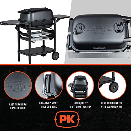 PK Grills Portable Charcoal Grill and Smoker Coal