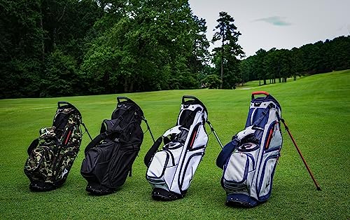 Mizuno BR-DX 14-Way Hybrid Stand Bag Heathered Grey-Navy