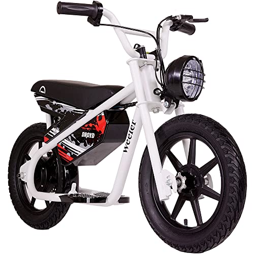 Droyd Electric Mini Balance Bike Kids 6+ 200W 14in Tire White