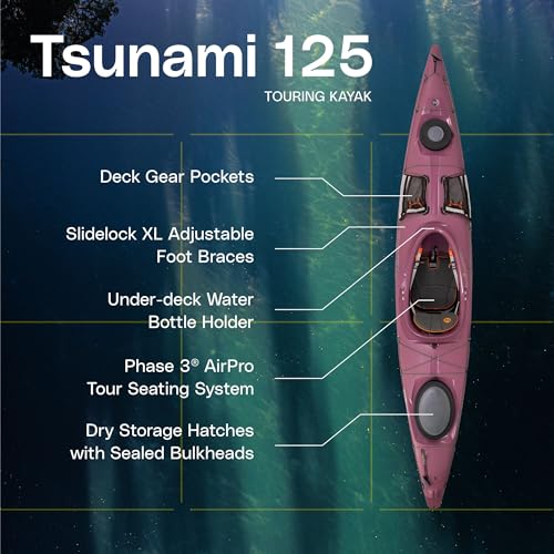 Wilderness Systems Tsunami 125 Sit Inside Touring Kayak Forest Green