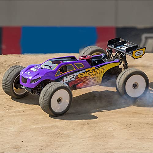 Losi 8IGHT-T 1/8 RC Truggy 4WD Nitro RTR Purple/Yellow