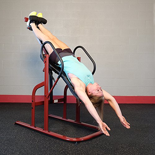 Body-Solid Heavy Duty Lumbar Inversion Table Red
