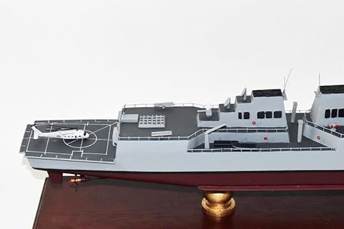 Squadron Nostalgia LLC USS Thomas Hudner (DDG-116) Mahogany Model 24-Inch