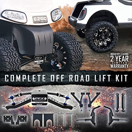 ProFormX Innovation Re-Imagined EZGO RXV Golf Cart Lift Kit HD 6 Inch A-Arm - EZGO RXV - HD