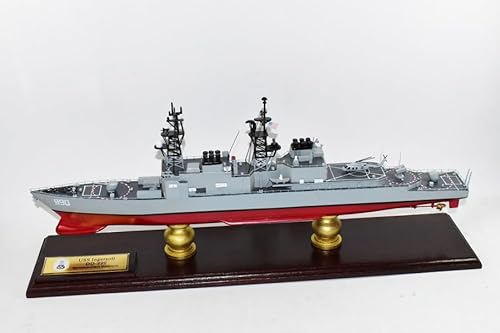 Squadron Nostalgia LLC USS Ingersoll DD-990 Spruance Class Destroyer Scale Model Mahogany